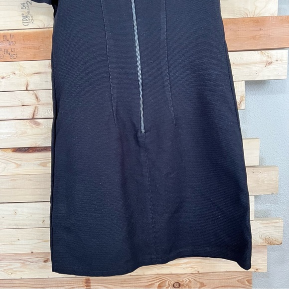 TopShop Show Off Shoulder Mini Black Dress Size 2 - Picture 10 of 11